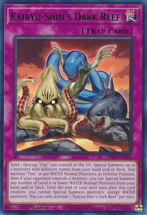 Kairyu-Shin's Dark Reef LED9-EN022 (Legendary Duelists: Duels From the Deep)  - 1st Edition