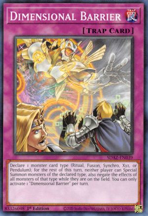 Dimensional Barrier (SDAZ-EN039) - Common - Structure Deck: Albaz Strike