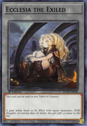 Ecclesia the Exiled (SDAZ-EN048) - Common - 1st Edition - Structure Deck: Albaz Strike