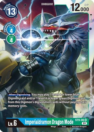 Imperialdramon Dragon Mode (ST9-06) Foil Super Rare - Starter Deck 09: Ultimate Ancient Dragon