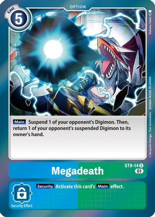 Megadeath (ST9-14) Foil Rare - Starter Deck 09: Ultimate Ancient Dragon