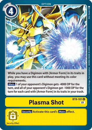 Plasma Shot (BT8-101)  Uncommon - New Awakening
