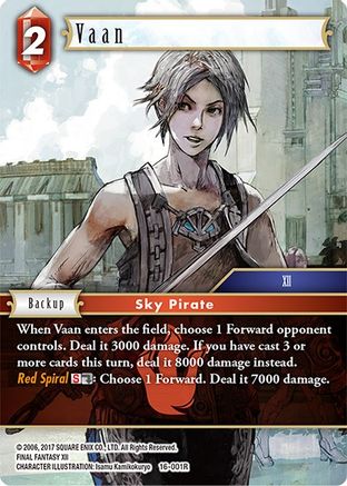Vaan (16-001R) - Rare - Emissaries of Light