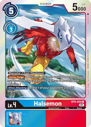Halsemon (BT8-026) Foil Rare - New Awakening