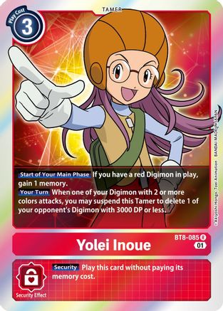 Yolei Inoue (BT8-085) Foil Rare - New Awakening