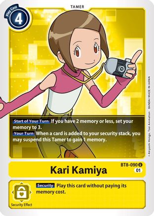 Kari Kamiya (BT8-090)  Uncommon - New Awakening