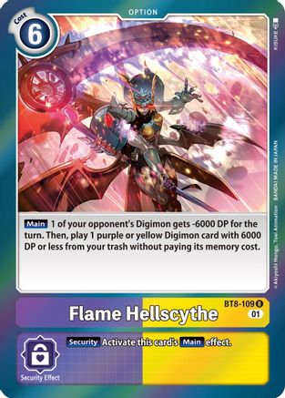 Flame Hellscythe (BT8-109) Foil Rare - New Awakening