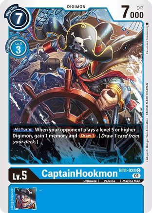 CaptainHookmon (BT8-028)  Common - New Awakening