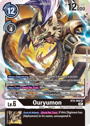 Ouryumon (BT8-069) Foil Super Rare - New Awakening