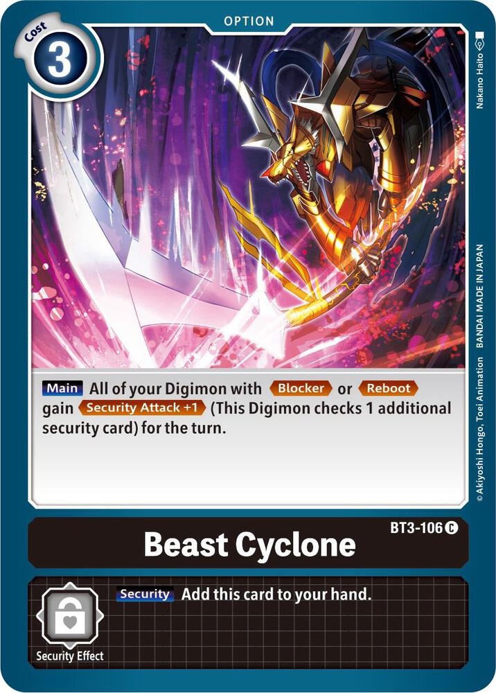 Beast Cyclone BT3-106 C (Release Special Booster 1.5) 