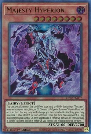 Majesty Hyperion (GFP2-EN007) - Ultra Rare - Ghosts From the Past: The 2nd Haunting