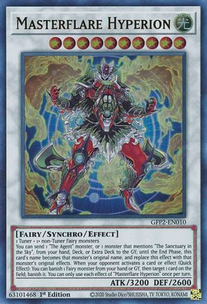 Masterflare Hyperion (GFP2-EN010) - Ultra Rare - 1st Edition - Ghosts From the Past: The 2nd Haunting