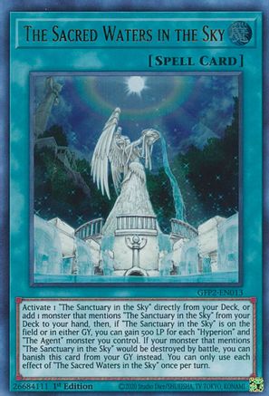 The Sacred Waters in the Sky (GFP2-EN013) - Ultra Rare - 1st Edition - Ghosts From the Past: The 2nd Haunting