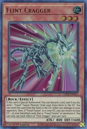 Flint Cragger (GFP2-EN015) - Ultra Rare - Ghosts From the Past: The 2nd Haunting