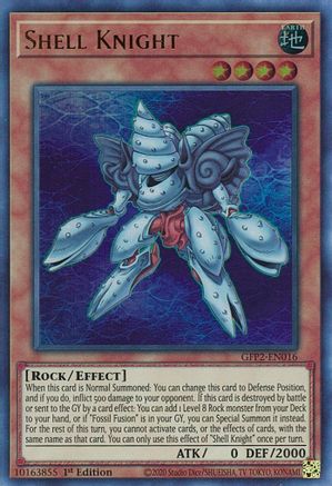 Shell Knight (GFP2-EN016) - Ultra Rare - 1st Edition - Ghosts From the Past: The 2nd Haunting