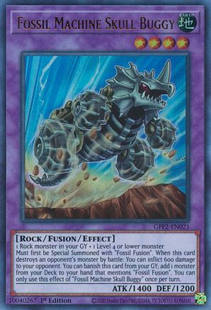 Fossil Machine Skull Buggy (GFP2-EN021) - Ultra Rare - Ghosts From the Past: The 2nd Haunting