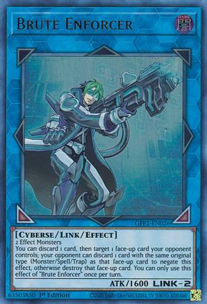 Brute Enforcer (GFP2-EN026) - Ultra Rare - 1st Edition - Ghosts From the Past: The 2nd Haunting