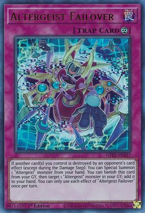 Altergeist Failover (GFP2-EN027) - Ultra Rare - Ghosts From the Past: The 2nd Haunting