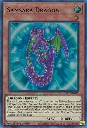 Samsara Dragon (GFP2-EN037) - Ultra Rare - 1st Edition - Ghosts From the Past: The 2nd Haunting