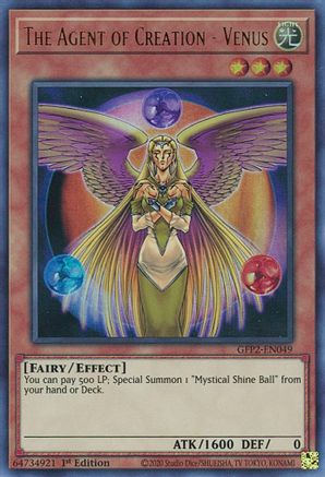 The Agent of Creation - Venus (GFP2-EN049) - Ultra Rare - 1st Edition - Ghosts From the Past: The 2nd Haunting