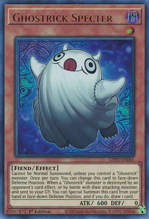Ghostrick Specter (GFP2-EN065) - Ultra Rare - 1st Edition - Ghosts From the Past: The 2nd Haunting