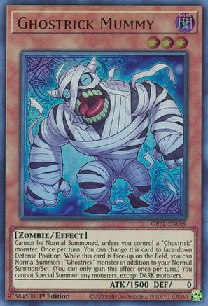 Ghostrick Mummy (GFP2-EN069) - Ultra Rare - 1st Edition - Ghosts From the Past: The 2nd Haunting