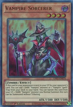 Vampire Sorcerer (GFP2-EN070) - Ultra Rare - Ghosts From the Past: The 2nd Haunting