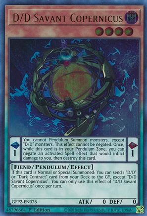 D/D Savant Copernicus (GFP2-EN076) - Ultra Rare - Ghosts From the Past: The 2nd Haunting