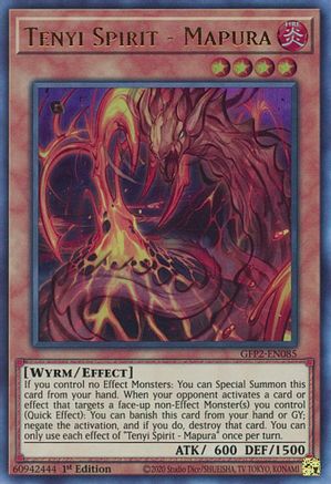 Tenyi Spirit - Mapura (GFP2-EN085) - Ultra Rare - Ghosts From the Past: The 2nd Haunting