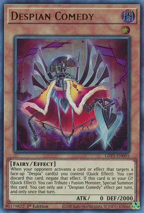 Despian Comedy (GFP2-EN095) - Ultra Rare - Ghosts From the Past: The 2nd Haunting