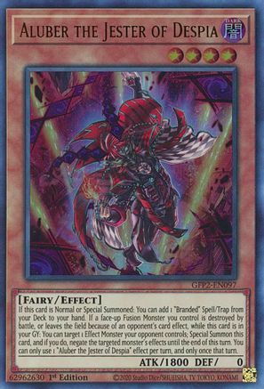 Aluber the Jester of Despia (GFP2-EN097) - Ultra Rare - Ghosts From the Past: The 2nd Haunting
