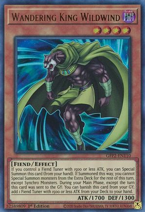 Wandering King Wildwind (GFP2-EN110) - Ultra Rare - Ghosts From the Past: The 2nd Haunting