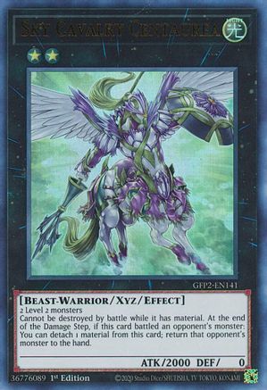 Sky Cavalry Centaurea (GFP2-EN141) - Ultra Rare - 1st Edition - Ghosts From the Past: The 2nd Haunting