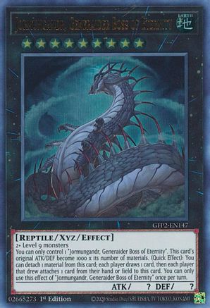 Jormungandr, Generaider Boss of Eternity (GFP2-EN147) - Ultra Rare - 1st Edition - Ghosts From the Past: The 2nd Haunting