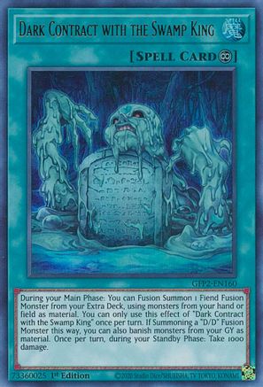 Dark Contract with the Swamp King (GFP2-EN160) - Ultra Rare - Ghosts From the Past: The 2nd Haunting