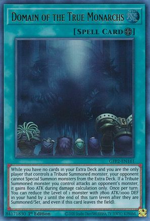 Domain of the True Monarchs (GFP2-EN161) - Ultra Rare - Ghosts From the Past: The 2nd Haunting
