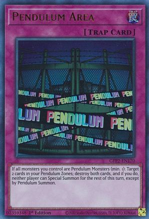 Pendulum Area (GFP2-EN170) - Ultra Rare - 1st Edition - Ghosts From the Past: The 2nd Haunting