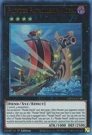 Plunder Patrollship Moerk (GFP2-EN148) - Ultra Rare - 1st Edition - Ghosts From the Past: The 2nd Haunting