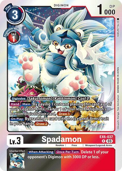 Spadamon EX6-037 R (Infernal Ascension)  - Foil