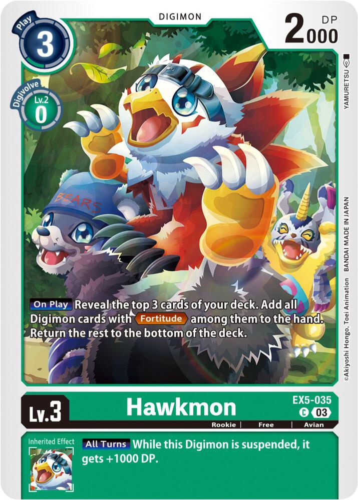 Hawkmon EX5-035 C (Animal Colosseum) 