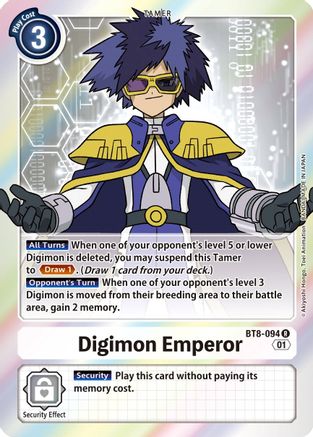 Digimon Emperor (BT8-094) Foil Rare - New Awakening