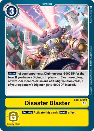 Disaster Blaster (BT8-100)  Common - New Awakening