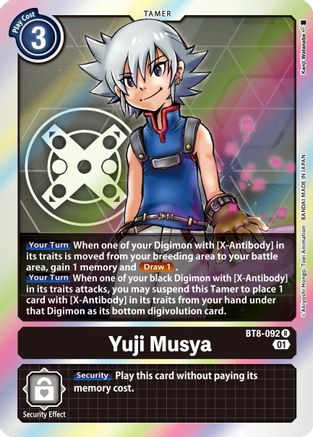 Yuji Musya (BT8-092) Foil Rare - New Awakening