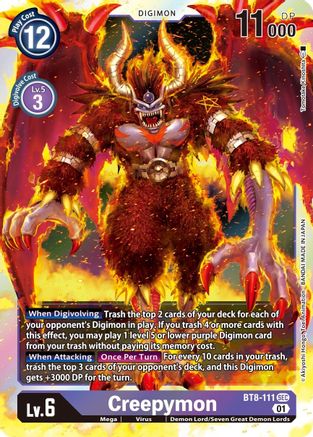 Creepymon (BT8-111) Foil Secret Rare - New Awakening