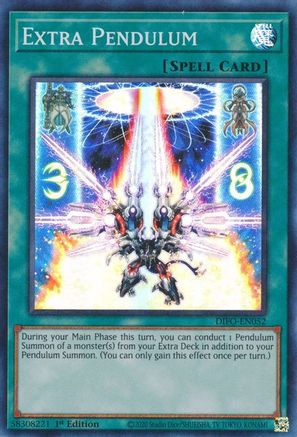 Extra Pendulum (DIFO-EN052) - Super Rare - 1st Edition - Dimension Force