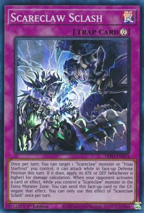 Scareclaw Sclash (DIFO-EN074) - Super Rare - 1st Edition - Dimension Force