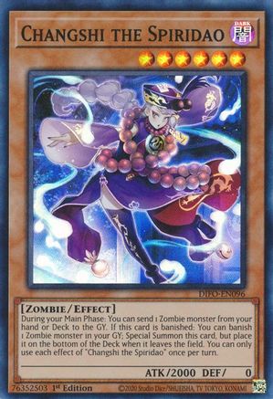 Changshi the Spiridao (DIFO-EN096) - Super Rare - 1st Edition - Dimension Force