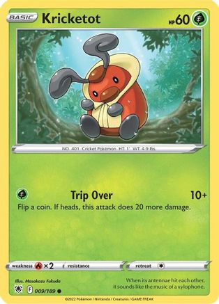 Kricketot 9/189  - Common - SWSH10: Astral Radiance