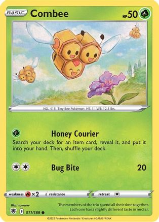 Combee 11/189  - Common - SWSH10: Astral Radiance