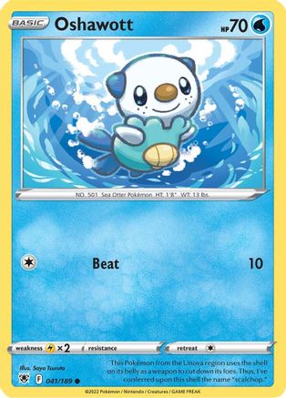 Oshawott 41/189  - Common - SWSH10: Astral Radiance